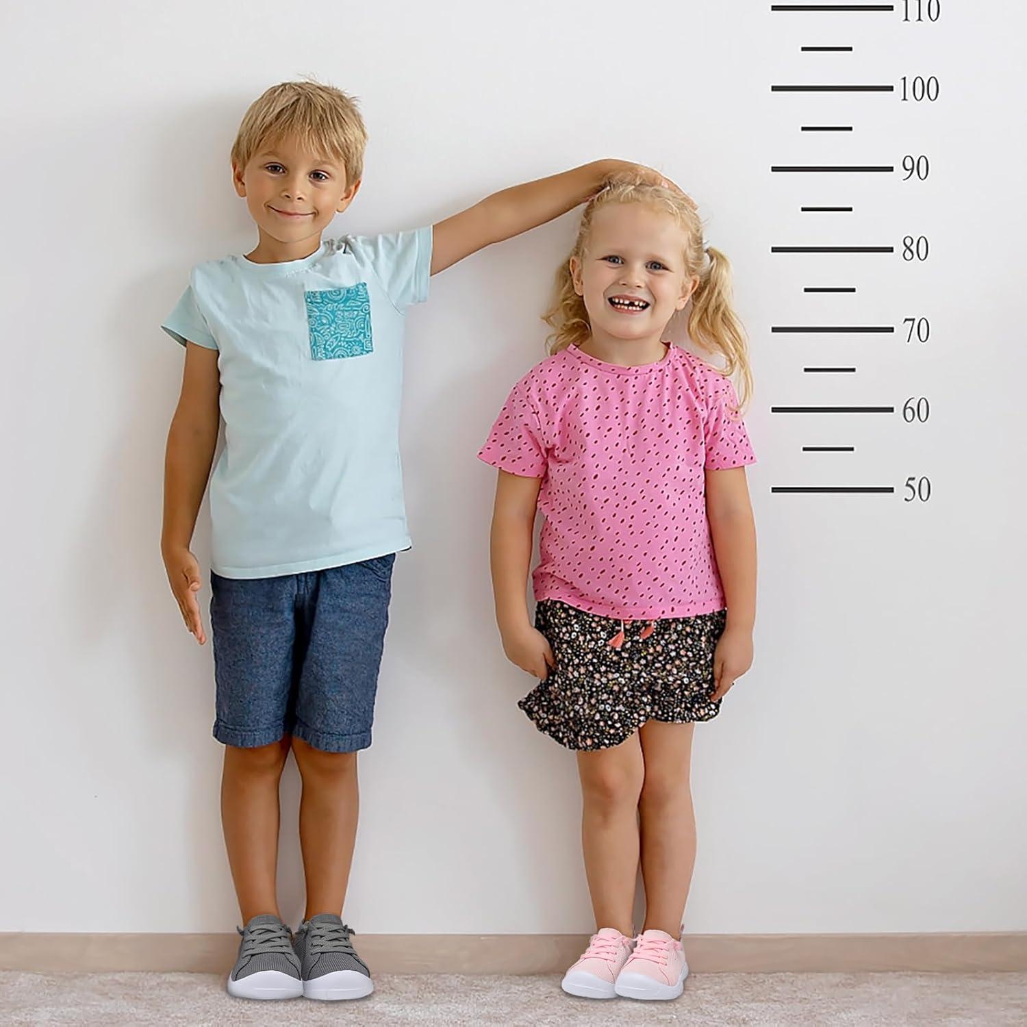 imageLeIsfIt Toddler Shoes Boys Girls Barefoot Shoes Kids Breathable Sneakers Tennis Shoes Slip on ShoesBpink