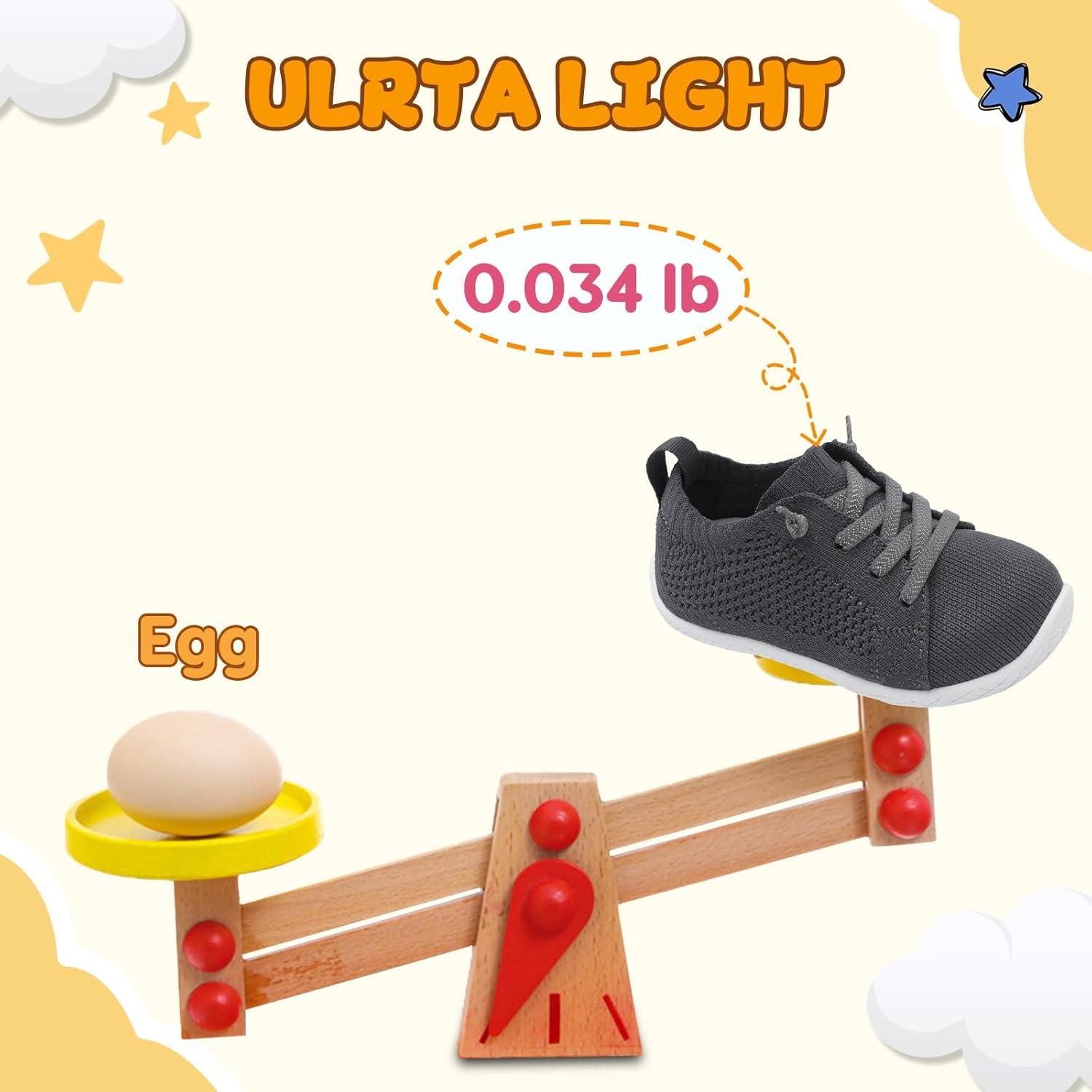 imageLeIsfIt Toddler Walking Shoes Boys Girls SlipOn Barefoot Shoes Kids Breathable Sneakers NonSlip Lightweight Tennis ShoeDark Grey