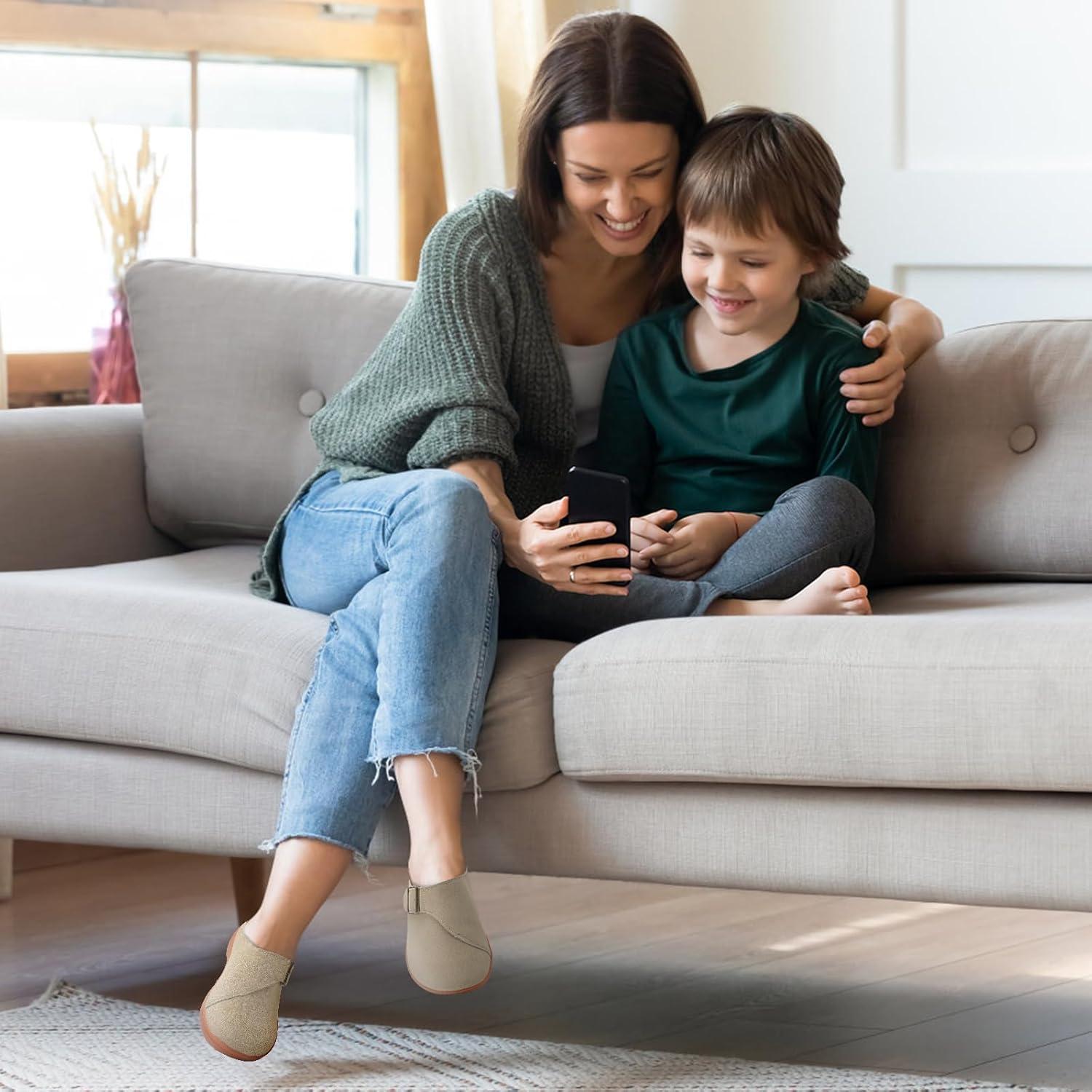 imageLeIsfIt Womens Wide Clogs Adjustable Diabetic Mules Slip on Clog Slippers for Swollen Edema Feet Wide Width Mules Potato ShoesTaupe