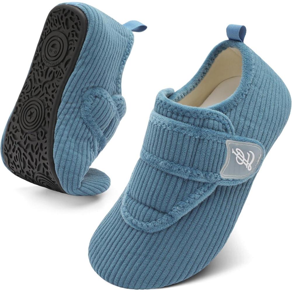 imageLeIsfIt Slippers for Women Men Soft House Slippers Wide Barefoot House Shoes Nonslip Slip on Slipper Shoes Comfy Adjustable for Home Bedroom Travel YogaCyan