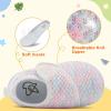 LeIsfIt Baby Shoes Boys Girls First Walking Shoes Non-Slip Infant Sneakers Lightweight Slip-on Crib Sneakers for First Walkers(Colorful)