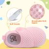 LeIsfIt Baby Shoes Boys Girls First Walking Shoes Non-Slip Infant Sneakers Lightweight Slip-on Crib Sneakers for First Walkers(Pink)