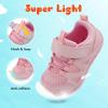LeIsfIt Baby Shoes Boys Girls First Walking Shoes Non-Slip Toddler Breathable Sneakers Infant Sneakers(B-pink)