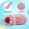 LeIsfIt Baby Shoes Boys Girls First Walking Shoes Non-Slip Toddler Breathable Sneakers Infant Sneakers(B-pink)