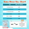 LeIsfIt Baby Shoes Boys Girls First Walking Shoes Non-Slip Toddler Breathable Sneakers Infant Sneakers(B-whitecolor)