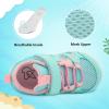 LeIsfIt Baby Shoes Boys Girls First Walking Shoes Non-Slip Toddler Breathable Sneakers Infant Sneakers(C-green)