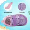 LeIsfIt Baby Shoes Boys Girls First Walking Shoes Non-Slip Toddler Breathable Sneakers Infant Sneakers(C-pinkpurple)