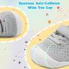 LeIsfIt Baby Shoes Girls Boys First Walking Shoes Infant Sneakers Crib Shoes Lightweight Non-Slip Shoes(A-grey)