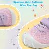 LeIsfIt Baby Shoes Girls Boys First Walking Shoes Infant Sneakers Crib Shoes Lightweight Non-Slip Shoes(A-pinkpurple)