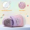 LeIsfIt Baby Shoes Girls Boys First Walking Shoes Infant Sneakers Crib Shoes Lightweight Non-Slip Shoes(A-pinkpurple)