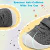 LeIsfIt Baby Shoes Girls Boys First Walking Shoes Infant Sneakers Crib Shoes Lightweight Non-Slip Shoes(B-darkgrey)