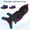 LeIsfIt Diabetic Shoes for Women Adjustable Extra Wide Barefoot Walking Shoes for Swollen Arthritis Edema Feet Wide Width Zero Drop Sole(Purple)