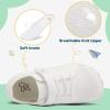 LeIsfIt Kids Girls Boys Shoes Wide Barefoot Shoes Kids Anti-Slip Sneakers Lightweight Hiking Sneakers for Toddler Little Big Kid(White)