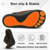 LeIsfIt Mens Slippers Wide Diabetic House Slippers Adjustable Slip On Warm Bedroom House Shoes for Edema Swollen Feet Indoor Outdoor Slipper(Chocolate)
