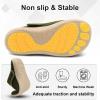 LeIsfIt Mens Slippers Wide Diabetic House Slippers Adjustable Slip On Warm Bedroom House Shoes for Edema Swollen Feet Indoor Outdoor Slipper(Green)