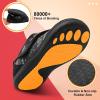 LeIsfIt Mens Slippers Wide House Shoes Adjustable Diabetic Shoes Non-slip Arthritis Swollen House Slippers Indoor Outdoor Slipper Shoe(Bohemia)