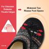 LeIsfIt Mens Slippers Wide House Shoes Adjustable Diabetic Shoes Non-slip Arthritis Swollen House Slippers Indoor Outdoor Slipper Shoe(Bohemia)