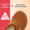 LeIsfIt Mens Slippers Wide House Shoes Adjustable Diabetic Shoes Non-slip Arthritis Swollen House Slippers Indoor Outdoor Slipper Shoe(Brown)