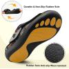 LeIsfIt Slippers for Women Extra Wide House Slippers Elderly Slip on House Shoes Non-Slip Indoor Outdoor Slipper Adjustable for Diabetic Swollen Feet(Blackpattern)