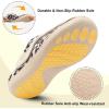 LeIsfIt Slippers for Women Extra Wide House Slippers Elderly Slip on House Shoes Non-Slip Indoor Outdoor Slipper Adjustable for Diabetic Swollen Feet(Leopard)