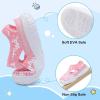 LeIsfIt Toddler Sandals Boys Girls Wide Sandals Kids Water Sandal Shoes Lightweight Barefoot Summer Shoes for Beach Swim(Pinkleopard)