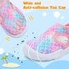 LeIsfIt Toddler Sandals Boys Girls Wide Sandals Kids Water Sandal Shoes Lightweight Barefoot Summer Shoes for Beach Swim(Pinkscale)