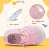 LeIsfIt Toddler Shoes Boys Girls Barefoot Shoes Kids Breathable Sneakers Tennis Shoes Slip on Shoes(B-pink)