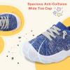LeIsfIt Toddler Shoes Boys Girls Barefoot Shoes Kids Breathable Sneakers Tennis Shoes Slip on Shoes(C-blue)