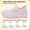 LeIsfIt Toddler Shoes Boys Girls Wide Slip on Shoes Kids Barefoot Sneakers Breathable Tennis Shoe Non-Slip Zero Drop Minimalist Sneakers(Colorful)