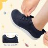 LeIsfIt Toddler Shoes Girls Boys Wide Shoes Kids Zero Drop Minimalist Sneakers Barefoot Slip on Tennis Sneakers(C-navy)