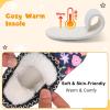 LeIsfIt Toddler Slippers Boys Girls Cozy Warm House Shoes Kids Non-slip Winter Slipper Booties Slip on Plush Lining Sock Slippers(Flower)