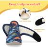 LeIsfIt Toddler Slippers Boys Girls House Slippers Kids Winter Boots Warm Lightweight House Shoes Non-slip Indoor Slipper Shoes(A-bluedinosaur)