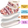 LeIsfIt Toddler Slippers Boys Girls House Slippers Kids Winter Boots Warm Lightweight House Shoes Non-slip Indoor Slipper Shoes(Brownfox)