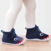 LeIsfIt Toddler Slippers Boys Girls House Slippers Kids Winter Boots Warm Lightweight House Shoes Non-slip Indoor Slipper Shoes(C-blueshark)