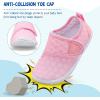 LeIsfIt Toddler Water Shoes Boys Girls Aqua Socks Kids Breathable Swim Shoes Non-Slip Barefoot Beach Shoes(A Pink)