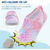 LeIsfIt Toddler Water Shoes Boys Girls Aqua Socks Kids Breathable Swim Shoes Non-Slip Barefoot Beach Shoes(A Pinkscale)