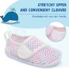 LeIsfIt Toddler Water Shoes Boys Girls Aqua Socks Kids Breathable Swim Shoes Non-Slip Barefoot Beach Shoes(Color/Knit)