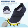 LeIsfIt Toddler Water Shoes Boys Girls Aqua Socks Kids Breathable Swim Shoes Non-Slip Barefoot Beach Shoes(Darkblue)