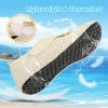 LeIsfIt Water Shoes for Women Men Wide Swim Beach Barefoot Shoes Quick Dry Aqua Socks for Pool Diving Boating River Yoga Lake Surf(Beige Knit)