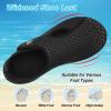 LeIsfIt Water Shoes for Women Men Wide Swim Beach Barefoot Shoes Quick Dry Aqua Socks for Pool Diving Boating River Yoga Lake Surf(Black)