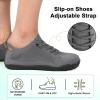LeIsfIt Women’s Barefoot Shoes Slip-On Sneakers Wide Toe Box Minimalist Shoes for Walking Hiking Trail Running(Darkgrey)