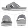 LeIsfIt Womens Slide Sandals Arch Support Slides Slip on Plantar Fasciitis Sandals Ladies Yoga Mat Thick Cushion Slipper Slides for Indoor Outdoor(C-grey)
