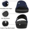 LeIsfIt Womens Slide Sandals Arch Support Slides Slip on Plantar Fasciitis Sandals Ladies Yoga Mat Thick Cushion Slipper Slides for Indoor Outdoor(Navy)