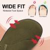 LeIsfIt Womens Wide Clogs Adjustable Diabetic Mules Slip on Clog Slippers for Swollen Edema Feet Wide Width Mules Potato Shoes(Armygreen)