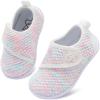 LeIsfIt Baby Shoes Boys Girls First Walking Shoes Non-Slip Infant Sneakers Lightweight Slip-on Crib Sneakers for First Walkers(Colorful)