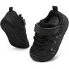 LeIsfIt Baby Shoes Boys Girls First Walking Shoes Non-Slip Toddler Breathable Sneakers Infant Sneakers(Black)