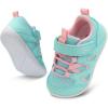 LeIsfIt Baby Shoes Boys Girls First Walking Shoes Non-Slip Toddler Breathable Sneakers Infant Sneakers(C-green)