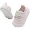LeIsfIt Baby Shoes Girls Boys First Walking Shoes Infant Sneakers Crib Shoes Lightweight Non-Slip Shoes(A-color)