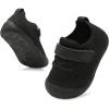 LeIsfIt Baby Shoes Girls Boys First Walking Shoes Infant Sneakers Crib Shoes Lightweight Non-Slip Shoes(Allblack)