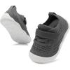 LeIsfIt Baby Shoes Girls Boys First Walking Shoes Infant Sneakers Crib Shoes Lightweight Non-Slip Shoes(B-darkgrey)